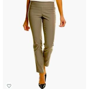 NIC+ZOE Wonderstretch Pull On Crop Pants In Mushroom